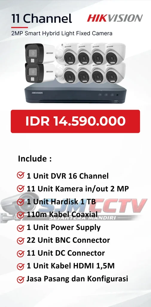 Hikvision 11 Channel Analog