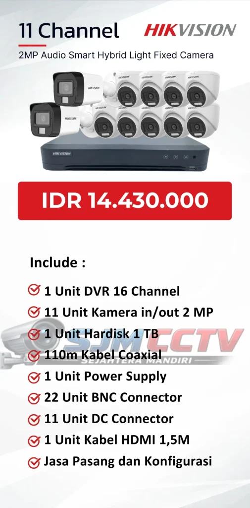 Hikvision 11 Channel Audio