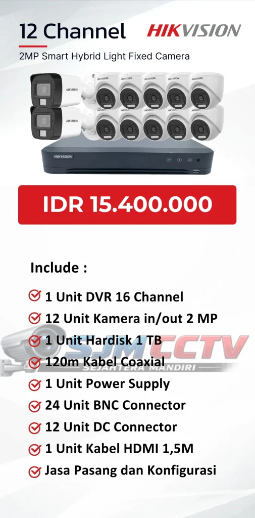 Hikvision 12 Channel Analog