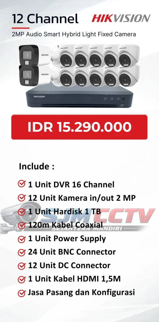 Hikvision 12 Channel Audio