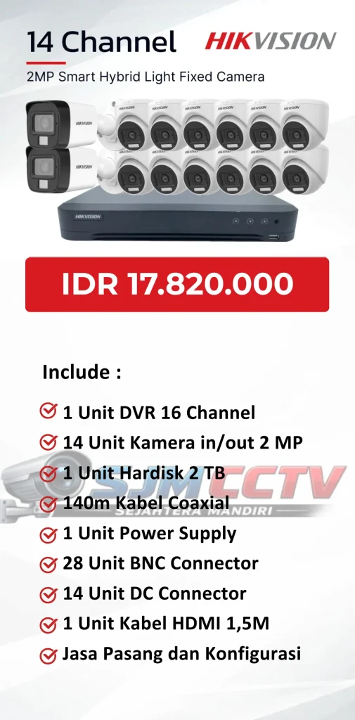 Hikvision 14 Channel Analog
