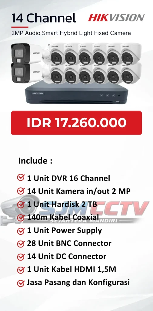 Hikvision 14 Channel Audio