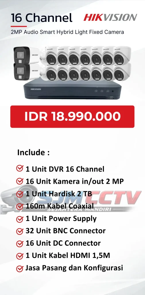Hikvision 16 Channel Audio