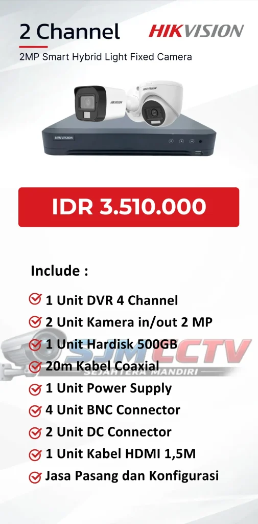 Hikvision 2 Channel Analog