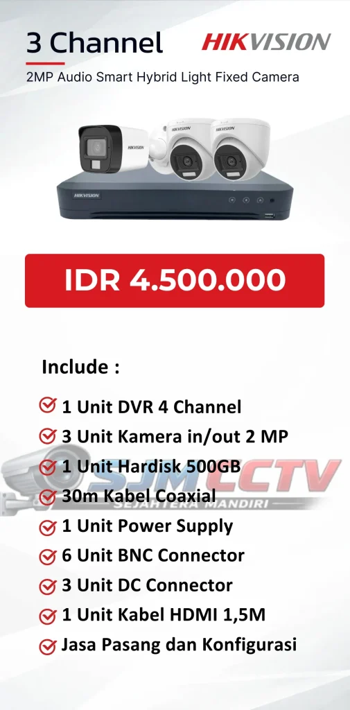 Hikvision 3 Channel Audio