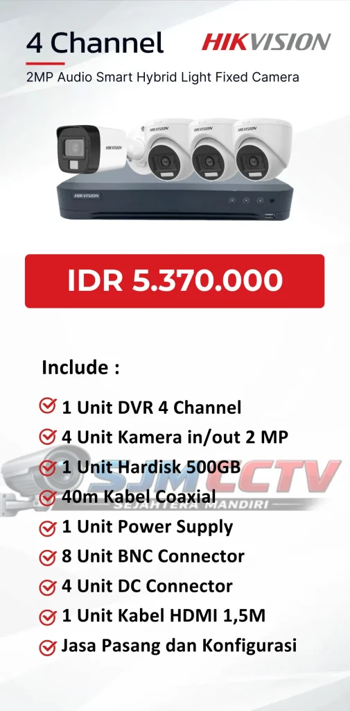 Hikvision 4 Channel Audio
