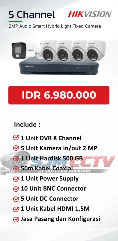 Hikvision 5 Channel Audio