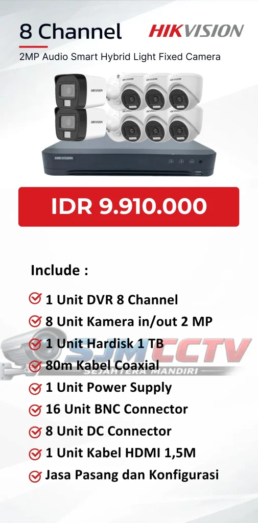 Hikvision 8 Channel Audio