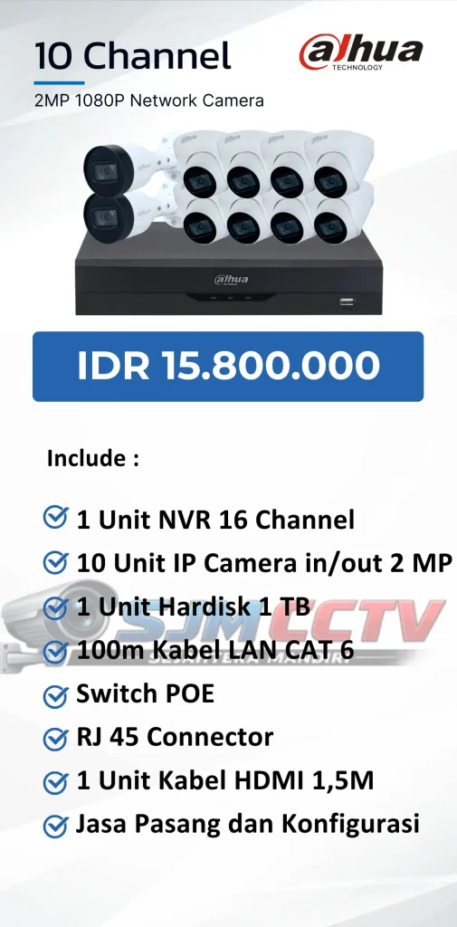 dahua 10 channel ipcam