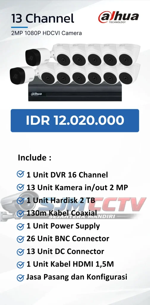 dahua 13 channel analog