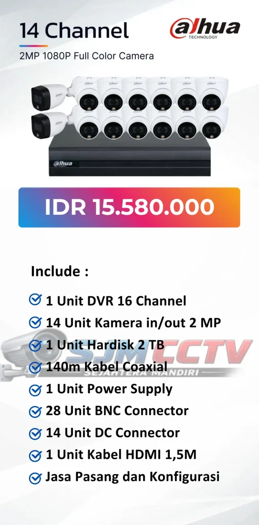 dahua 14 channel colorvu