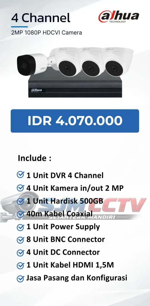 dahua 4 channel analog