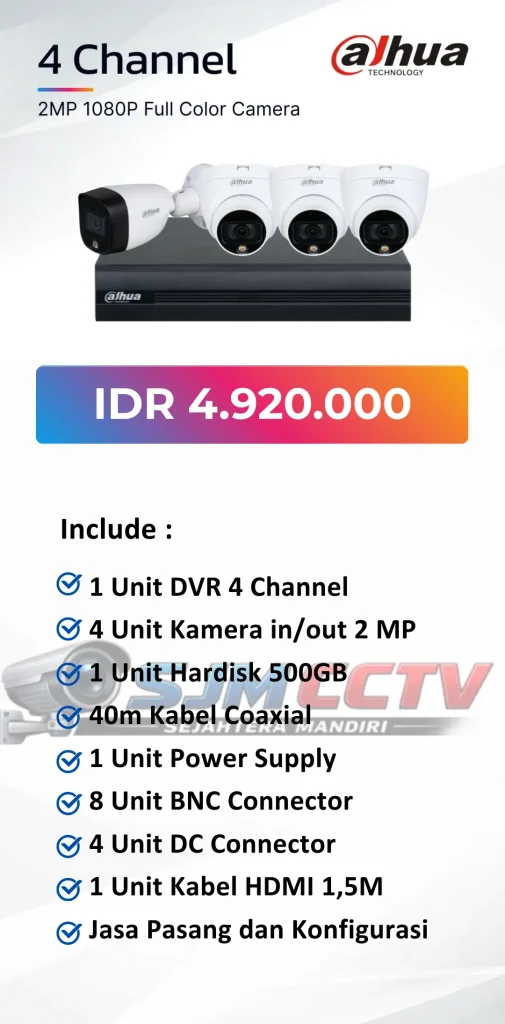 dahua 4 channel colorvu