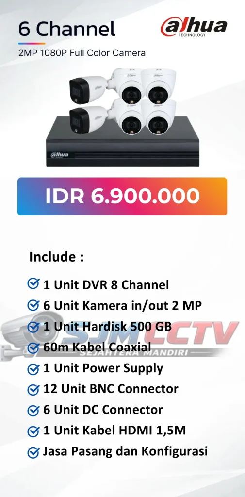 dahua 6 channel colorvu