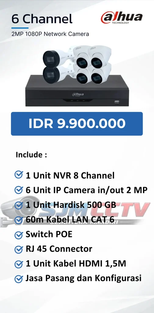 dahua 6 channel ipcam