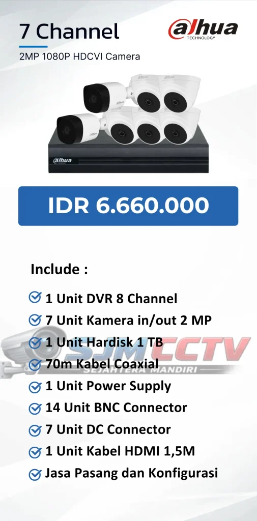 dahua 7 channel analog