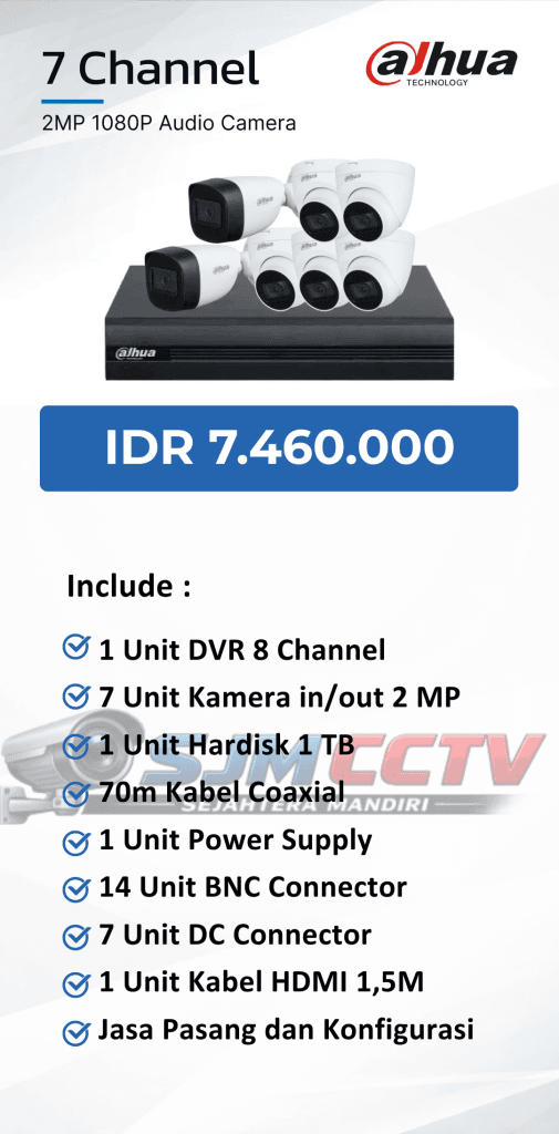 dahua 7 channel audio
