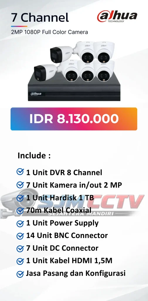dahua 7 channel colorvu