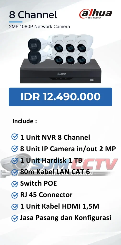 dahua 8 channel ipcam