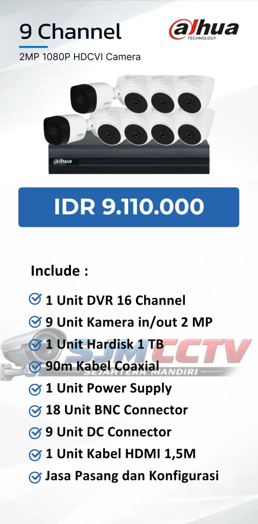dahua 9 channel analog