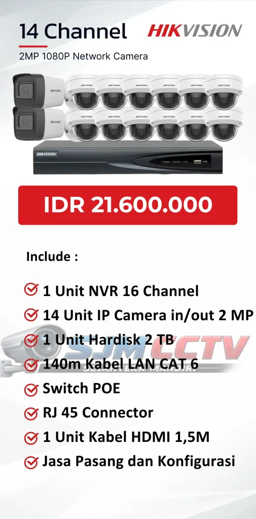 hikvision 14 channel ipcam
