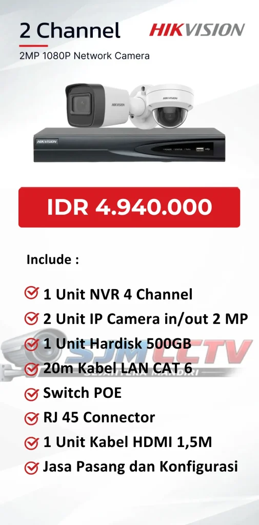 hikvision 2 channel ipcam
