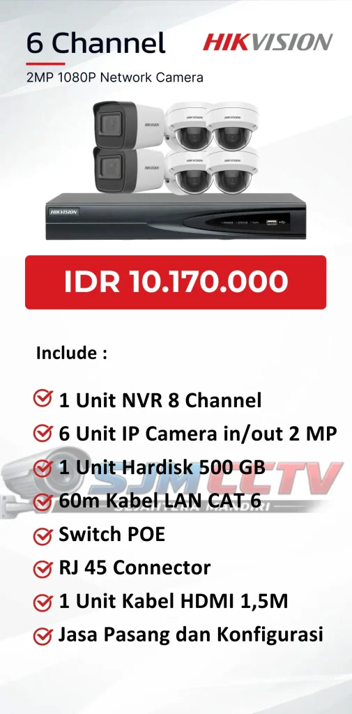 hikvision 6 channel ipcam