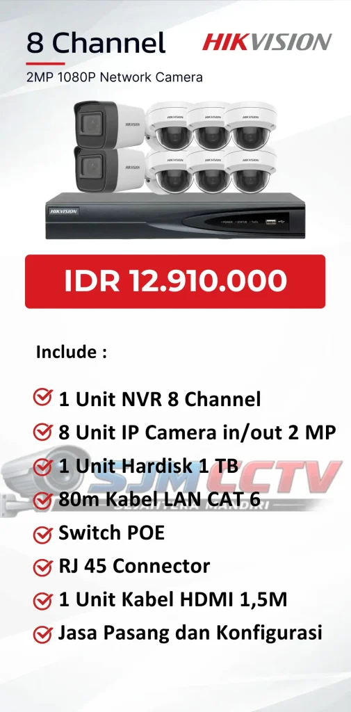 hikvision 8 channel ipcam