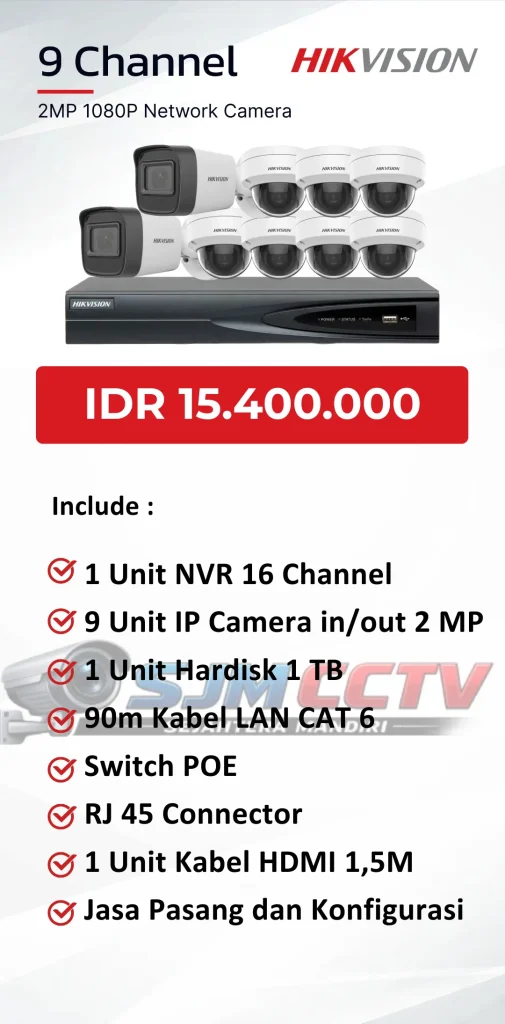 hikvision 9 channel ipcam