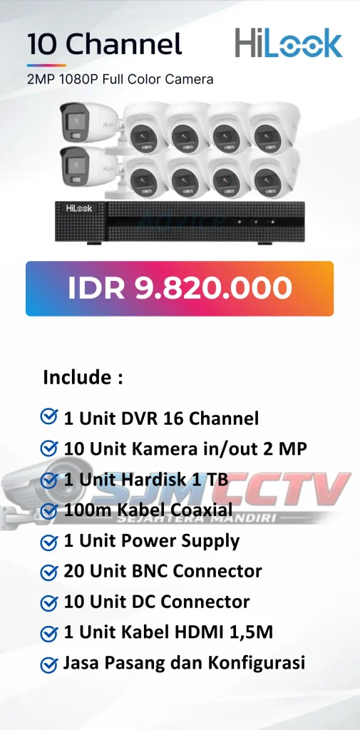 hilook 10 channel colorvu