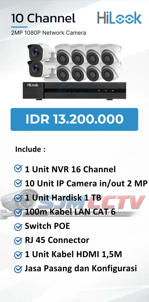 hilook 10 channel ipcam