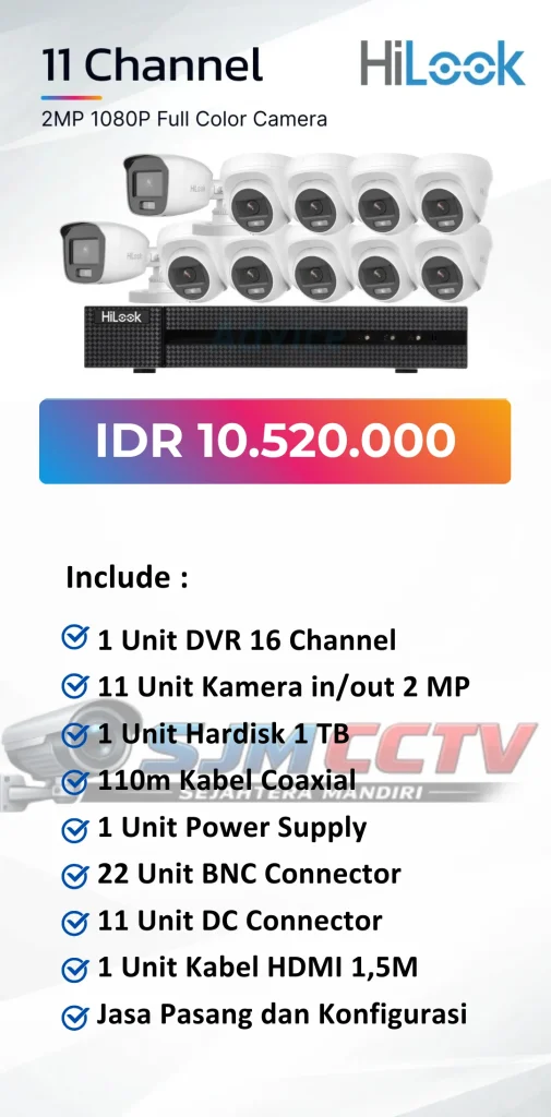 hilook 11 channel colorvu