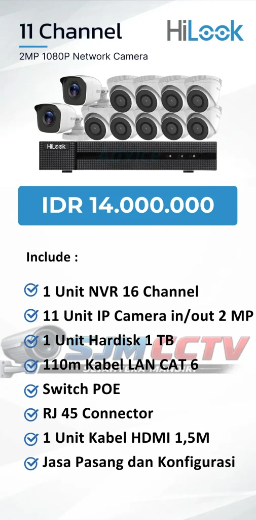 hilook 11 channel ipcam