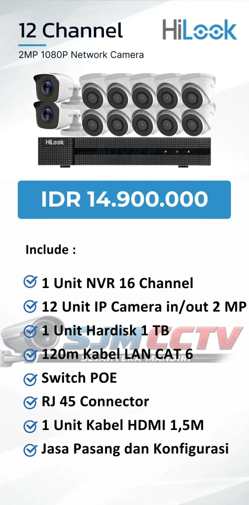 hilook 12 channel ipcam