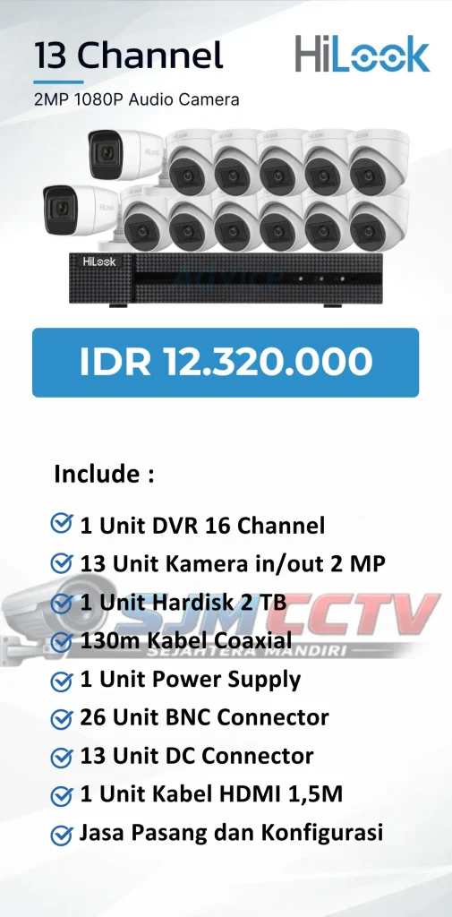 hilook 13 channel audio