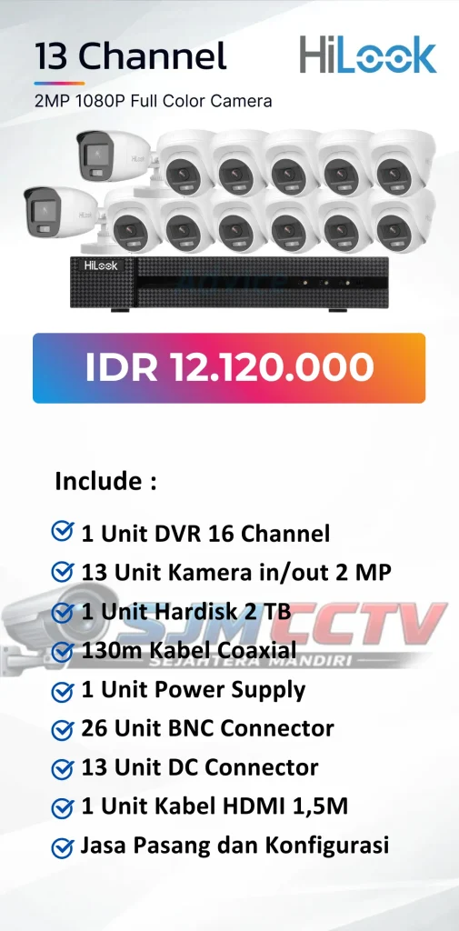 hilook 13 channel colorvu