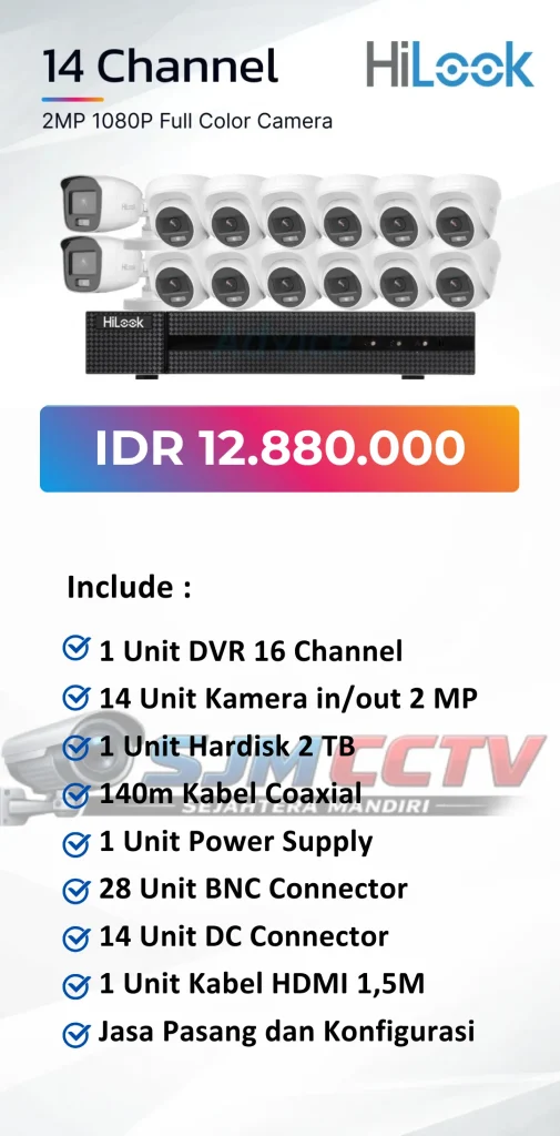 hilook 14 channel colorvu