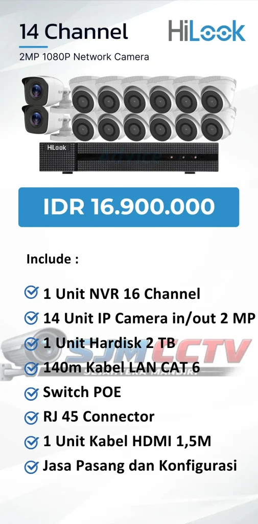hilook 14 channel ipcam