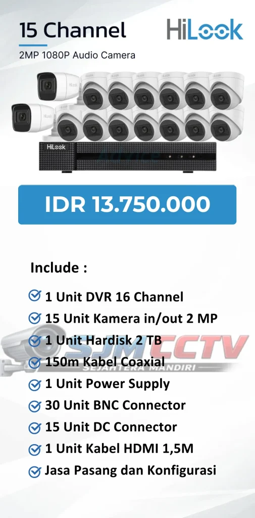 hilook 15 channel audio