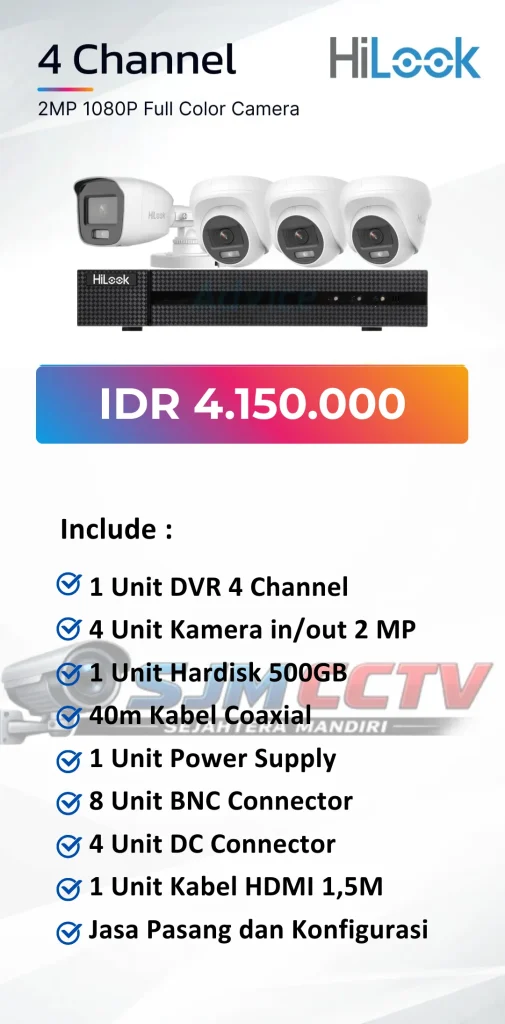 hilook 4 channel colorvu