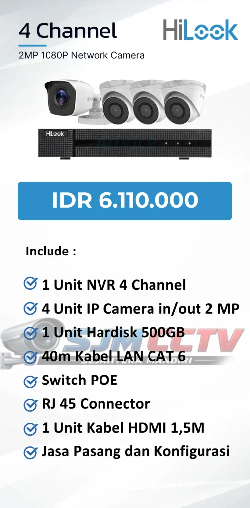 hilook 4 channel ipcam