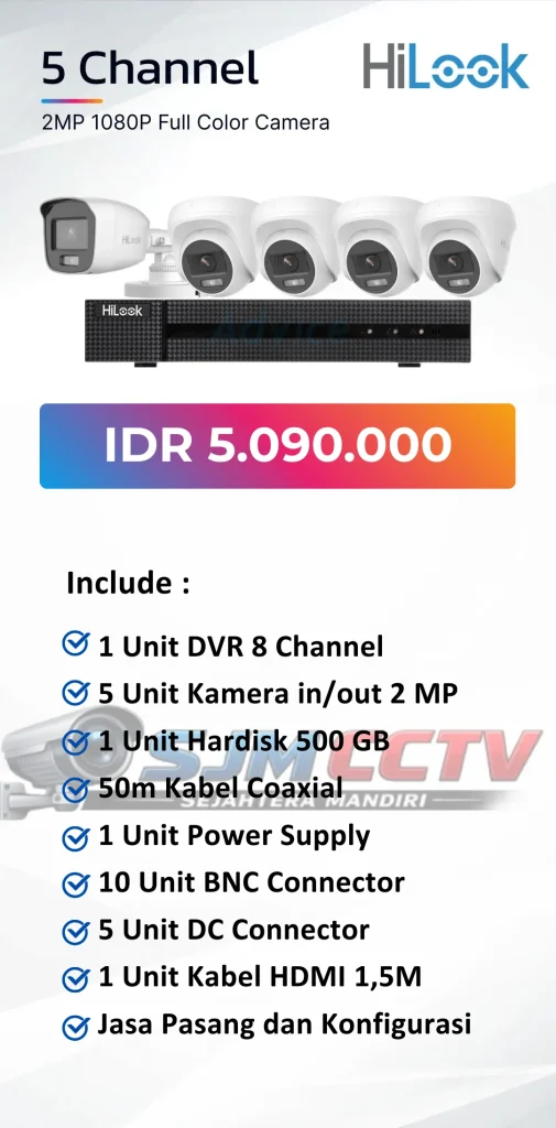 hilook 5 channel colorvu