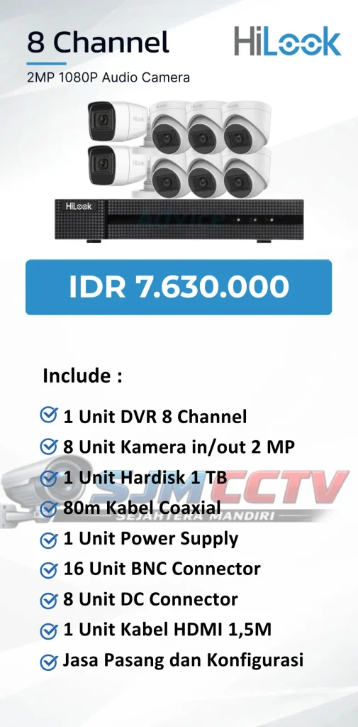 hilook 8 channel audio