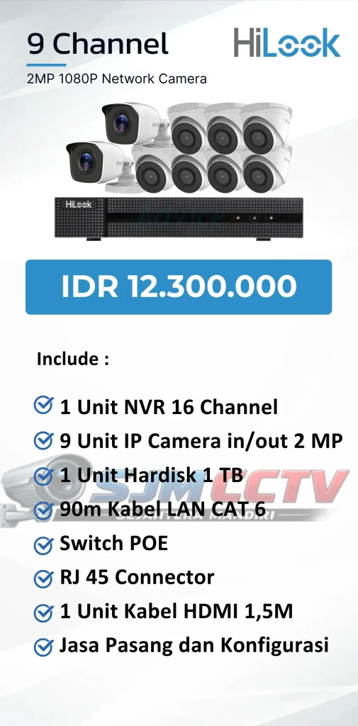 hilook 9 channel ipcam