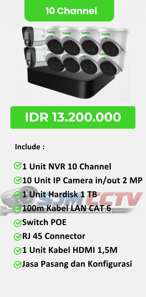 tiandy 10 channel audio