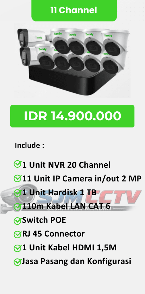 tiandy 11 channel audio