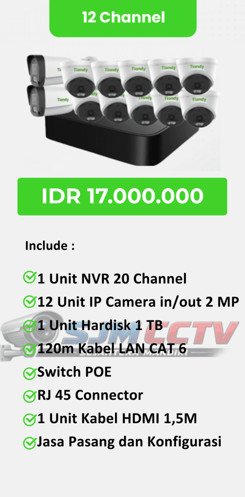 tiandy 12 channel full color audio