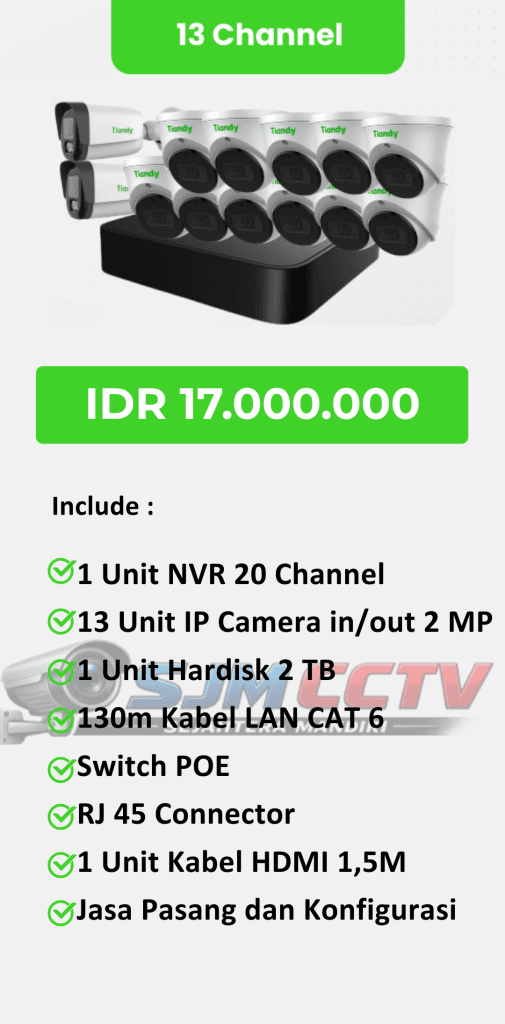 tiandy 13 channel audio