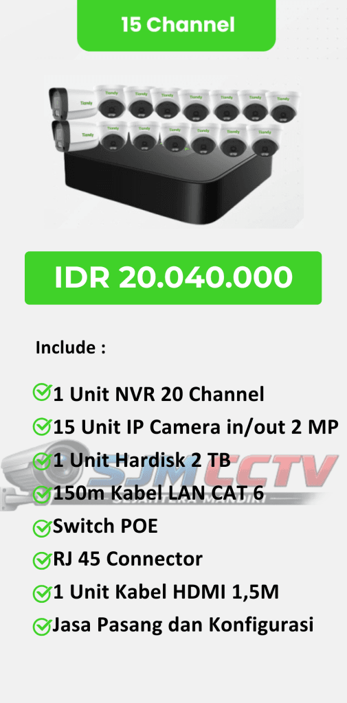 tiandy 15 channel full color audio