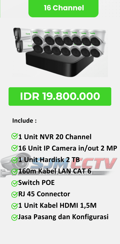 tiandy 16 channel audio